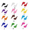 Ailan 12pcs Antislip Ear Hook Grip Anti-Dropping Ears Hooks Eyeglass Temple Tip Stoppers Eyewear Leg Cover Spectacle Holder Sunglasses, Pink view 3