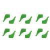 Ailan 12pcs Antislip Ear Hook Grip Anti-Dropping Ears Hooks Eyeglass Temple Tip Stoppers Eyewear Leg Cover Spectacle Holder Sunglasses, Dark Green view 1