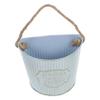 ABOOFAN Wall Mounted Iron Planter Basket Hanging Flowerpot Holder for Indoor Plants Semi-Circular Design for Balcony Garden Decorative Plant Pot for Succulents Easy to Hang Wall Flowerpot view 1