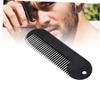 minkissy 2pcs Zinc Alloy Beard Comb Portable Hair Styling Tool for Men Grooming Accessory for Beard Hair for Travel and Everyday Use Black view 3
