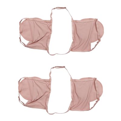 Beavorty 2pcs Invisible Armpit Sweat Pads Sweat Absorbent Pad Washable for Women Underarm