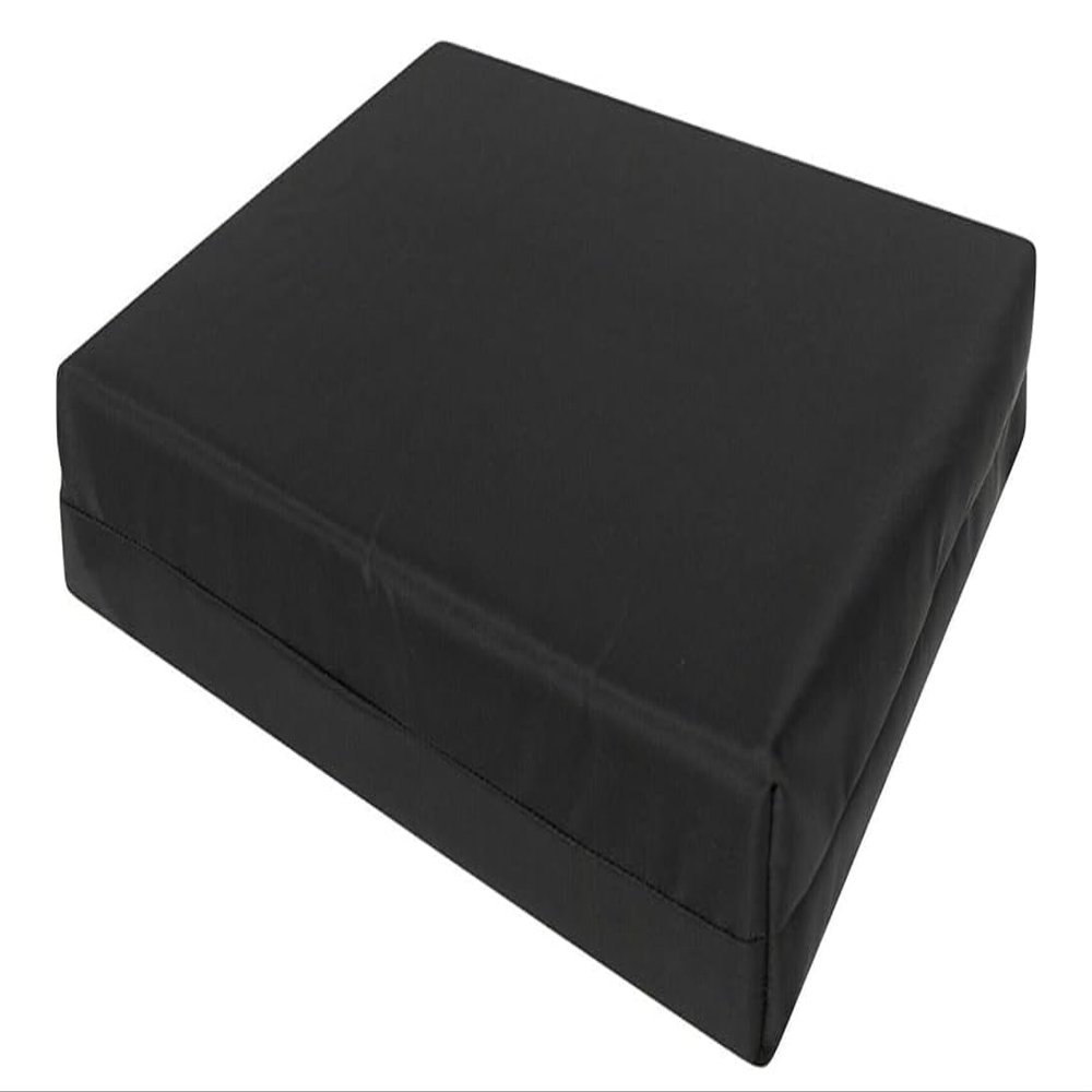 Shikra Firm Pressure Relief Memory Foam Seat Pad & Wheelchair Cushion with Waterproof Cover - Comfortable, Supportive, and Durable - Ideal for Pain Relief and Comfort (Black, 18'' x 20'' x 3'')