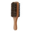 2-side Men Nylon Bristle Beard Mustache Brush with Wood Handle 3 Size B view 4
