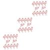 ABOOFAN 72pcs Hawaii Flamingo Lollipop Decor Lollipop Ornament Tropical Party Supplies Creative Decorations Pack view 1