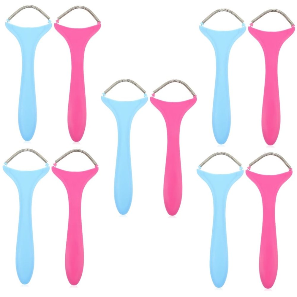 minkissy 10pcs Spring Facial Epilator Women Hair Removal Tool Threading Hair Removal Compact Design for Daily Use