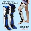 Knee Brace, Knee Ankle Foot Orthosis KAFO Brace Fixed Stiff Thigh Knee Joint Ankle Foot Spport and Ankle Fixator - Universal Size view 2
