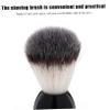 minkissy Barber Brush Manual Shaving Brush for Men Household Grooming Tool for Smooth Deep Cleansing Design for Father Day and Special Occasions view 2