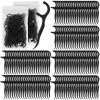 Baderke 600 Count Dental Floss Picks Bulk Non Breakable Dental Floss Flossers for Adults Tooth Picks Flossers Teeth Cleaning Dental Floss Flossers for Family Pack Travel (Black)