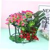 2pcs Window Box Planters Indoor Plant Hanger Indoor Planters Fence Hanging Baskets Flower Pot Hangers Hanging Fence Flowerpot Supporting Planter Holder Plant Pot Hanging Shelf Deck/9 ( Color : Black , view 4