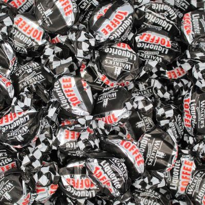 Liquorice Toffees 1.75kg Sweet Jar