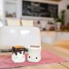 djuna Cute Marshmallow Cups, Hot Chocolate Mugs Hot Cocoa Mugs, Marshmallow Anniversary Wedding Christmas Valentine Birthday (no handle) view 3