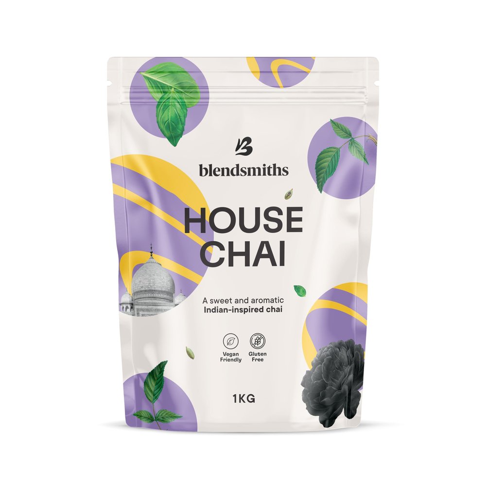 BLENDSMITHS | House Chai Blend | Chai Latte Powder | Indian Chai Drink | 1kg Bag - 91 servings