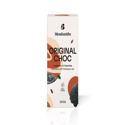 BLENDSMITHS | Original Hot Chocolate Blend | Velvety Ivory Coast Cocoa Drinking Chocolate | 250g Box - 11 servings