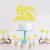 Joyeah Happy 50th Anniversary Cake Topper Decorations Gold Glitter Wedding Anniversary Cake Topper Supplies Party Cake Decor view 4