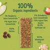 Organix Strawberry and Apple Organic Soft Oaty Snack Bars Multipack, Toddler Snack, No Added Sugar, 6 x 23 g Bars Per Box (6 Boxes Total) view 2