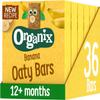 Organix Banana Organic Soft Oaty Snack Bars Multipack, Toddler Snack, No Added Sugar, 6 x 23 g Bars Per Box (6 Boxes Total) view 1