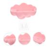 2pcs Cloud Wall Mounted Soap Box Shower Soap Bar Holder Sink Tray Cute Soap Dish Convenient Soap Dish No Punch Soap Holder Soap Supply Bath Abs Pink Baby Drying Rack Mini view 2