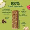 Organix Raspberry and Apple Organic Soft Oaty Snack Bars Multipack, Toddler Snack, No Added Sugar, 6 x 23 g Bars Per Box (6 Boxes Total) view 3