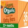 Organix Carrot Cake Organic Soft Oaty Snack Bars Multipack, Toddler Snack, No Added Sugar, 6 x 23 g Bars Per Box (6 Boxes Total)