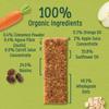 Organix Carrot Cake Organic Soft Oaty Snack Bars Multipack, Toddler Snack, No Added Sugar, 6 x 23 g Bars Per Box (6 Boxes Total) view 2