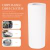 Anneome 3 Rolls Washable Kitchen Towel Bamboo Paper Dual Use Dish Cloths for Cleaning Surfaces Windows Floors and Countertops view 4