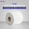 Indigo Active White Centrefeed Rolls  6 Pack | 2-Ply Laminated & Embossed Strong Paper Towels | 300 Sheets per Roll (166mm Width) | Dispenser Friendly, Super Absorbent Cleaning & Hand Drying Tissue view 2