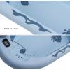 Folding Baby Temperature Sensing Bathtub for Dolphin Newborn Household Tub Temperature Realtime Temperature Bathtub Big Pail for Infant Steel Mop Handle Buckets (#4) view 3