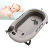 Folding Baby Temperature Sensing Bathtub for Dolphin Newborn Household Tub Temperature Realtime Temperature Bathtub Big Pail for Infant Steel Mop Handle Buckets (#3) view 3
