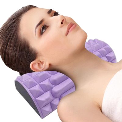 Back Stretcher Pillow,Portable Back Cracker Device for Women | Flexible Neck and Back Stretcher Pillow Multi-use Posture Corrector Neck Support for Herniated Disc Mingchengheng