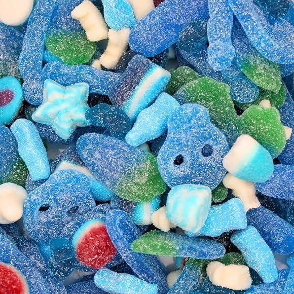 Blue Sweets Mix 2.2kg Sweet Jar