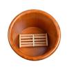 SilteD Sauna Wooden Bucket,Spa, Sauna,Soak,Handmade Massage Bucket Foot Bath,Foot Spa Wash Bucket Feet Bath Basin Tub Present view 3