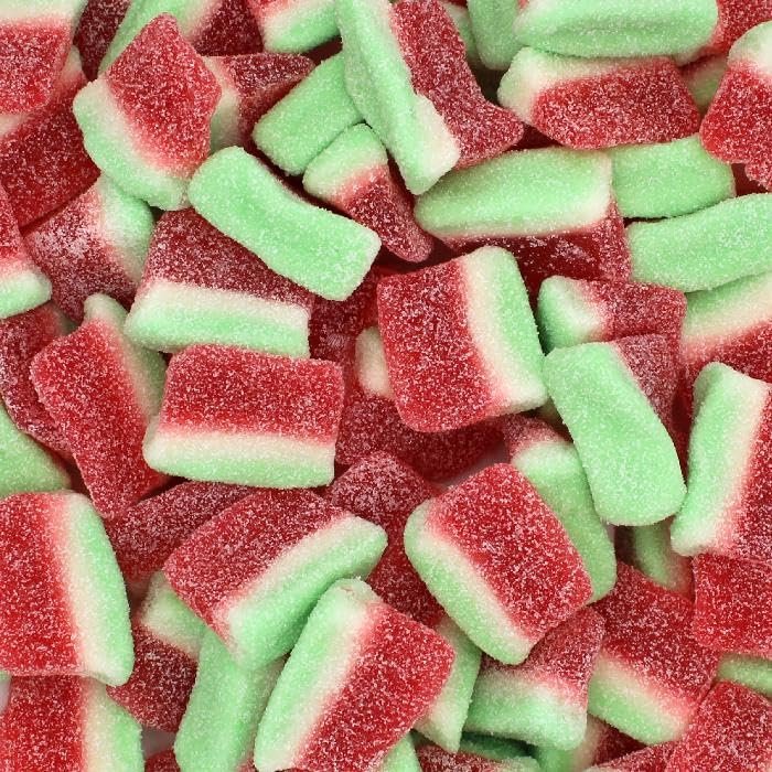 Fizzy Watermelon Slices 1kg Sweet Pouch
