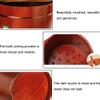 SilteD Bucket For Foot Bath,Sauna Accessories Sauna Bucket Water Bucket,Handmade Wooden Footbath Tubs,Foot Relaxing Barrel Present view 3