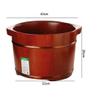 SilteD Bucket For Foot Bath,Sauna Accessories Sauna Bucket Water Bucket,Handmade Wooden Footbath Tubs,Foot Relaxing Barrel Present view 4
