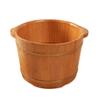 SilteD Bucket For Foot Bath,Sauna Accessories Sauna Bucket Water Bucket,Handmade Wooden Footbath Tubs,Foot Relaxing Barrel Present view 1