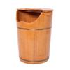 SilteD Sauna Wooden Bucket,Spa, Sauna,Soak,Handmade Massage Bucket Foot Bath,Foot Spa Wash Bucket Feet Bath Basin Tub Present view 1