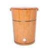 SilteD Sauna Wooden Bucket,Spa, Sauna,Soak,Handmade Massage Bucket Foot Bath,Foot Spa Wash Bucket Feet Bath Basin Tub Present view 4