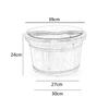 SilteD Sauna Wooden Bucket,Spa, Sauna,Soak,Handmade Massage Bucket Foot Bath,Foot Spa Wash Bucket Feet Bath Basin Tub Present view 4