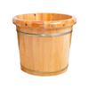 SilteD Bucket For Foot Bath,Sauna Accessories Sauna Bucket Water Bucket,Handmade Wooden Footbath Tubs,Foot Relaxing Barrel Present view 1