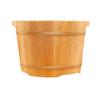 SilteD Bucket For Foot Bath,Sauna Accessories Sauna Bucket Water Bucket,Handmade Wooden Footbath Tubs,Foot Relaxing Barrel Present view 1