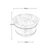 SilteD Sauna Wooden Bucket,Spa, Sauna,Soak,Handmade Massage Bucket Foot Bath,Foot Spa Wash Bucket Feet Bath Basin Tub Present view 3