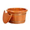 SilteD Sauna Wooden Bucket,Spa, Sauna,Soak,Handmade Massage Bucket Foot Bath,Foot Spa Wash Bucket Feet Bath Basin Tub Present view 3