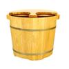 SilteD Bucket For Foot Bath,Sauna Accessories Sauna Bucket Water Bucket,Handmade Wooden Footbath Tubs,Foot Relaxing Barrel Present view 1