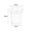 SilteD Bucket For Foot Bath,Sauna Accessories Sauna Bucket Water Bucket,Handmade Wooden Footbath Tubs,Foot Relaxing Barrel (Color : B) Present view 2