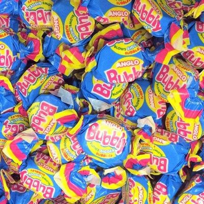 Anglo Bubbly Bubblegum 1kg Sweet Pouch