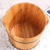 SilteD Sauna Wooden Bucket,Spa, Sauna,Soak,Handmade Massage Bucket Foot Bath,Foot Spa Wash Bucket Feet Bath Basin Tub Present view 3