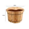 SilteD Sauna Wooden Bucket,Spa, Sauna,Soak,Handmade Massage Bucket Foot Bath,Foot Spa Wash Bucket Feet Bath Basin Tub Present view 4