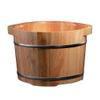 SilteD Bucket For Foot Bath,Sauna Accessories Sauna Bucket Water Bucket,Handmade Wooden Footbath Tubs,Foot Relaxing Barrel Present view 1