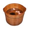 SilteD Bucket For Foot Bath,Sauna Accessories Sauna Bucket Water Bucket,Handmade Wooden Footbath Tubs,Foot Relaxing Barrel Present view 1