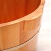 SilteD Bucket For Foot Bath,Sauna Accessories Sauna Bucket Water Bucket,Handmade Wooden Footbath Tubs,Foot Relaxing Barrel (Color : A) Present view 2